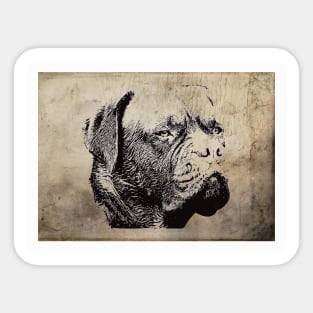 Dogue de Bordeaux Sticker